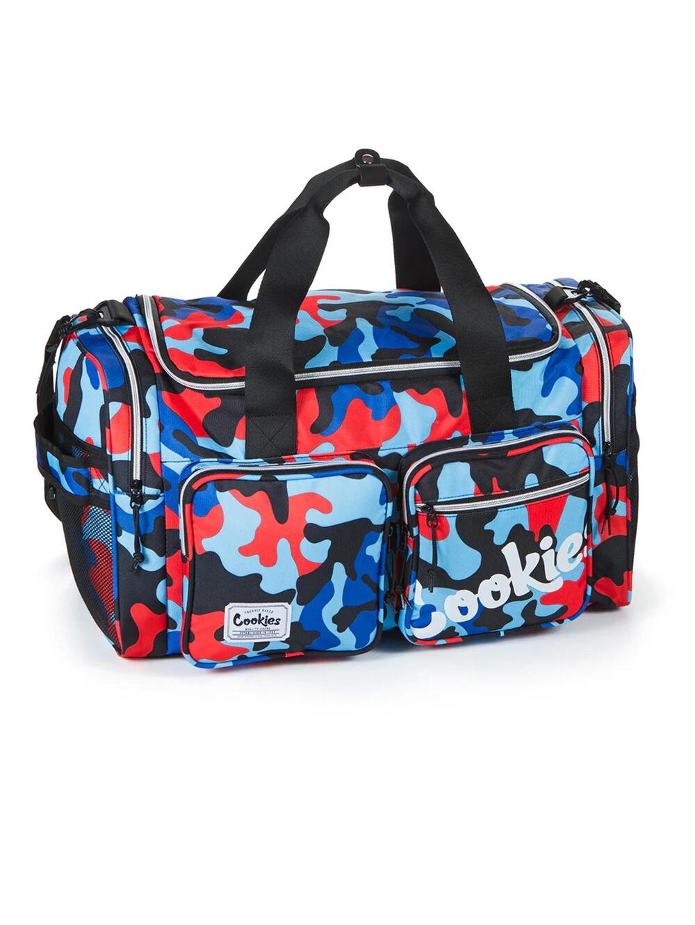 Cookies BLUE CAMO Heritage Smell Proof Duffle Bag